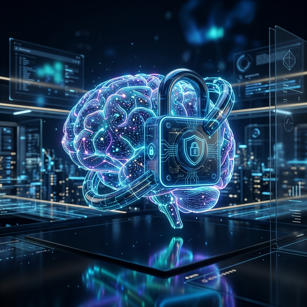3D Render für Datenschutz und DSGVO-konforme KI-Tools 2026